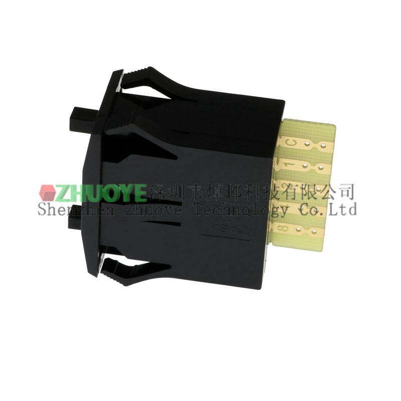 KSA-2全连式 编码数字开关8421C拨码0-9 5个镀金点 1/2/3/4位黑色,淘宝优惠券,粉丝福利购,淘宝优惠卷