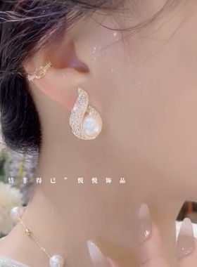 耳环耳饰人鱼姬耳钉耳环复古