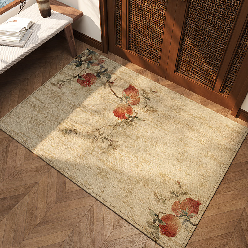 新款中式简约国风高级入户门地垫地毯进门垫防滑家用门口定制脚垫,淘宝优惠券,粉丝福利购,淘宝优惠卷