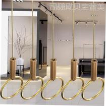 Rack hanging clothes chain hanging gold hanging ring clothes shop shop window top loading hoisting hook wall fixing hanging clothes wire rope rings