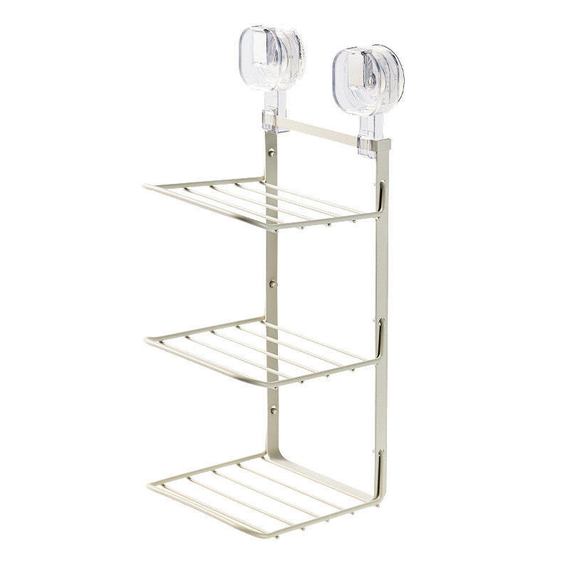 蓝速厨房备菜置物架吸盘多层折叠火锅食材配菜盘收纳架水槽沥水袋,淘宝优惠券,粉丝福利购,淘宝优惠卷