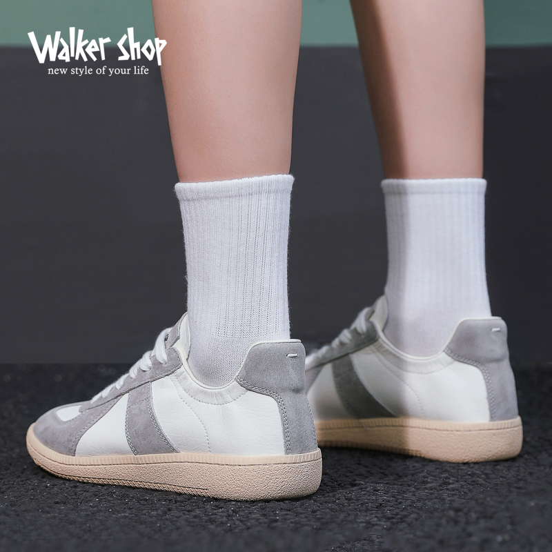 Walker Shop德训鞋子女2024春新款女鞋百搭小白鞋女休闲板鞋单鞋 - 图2