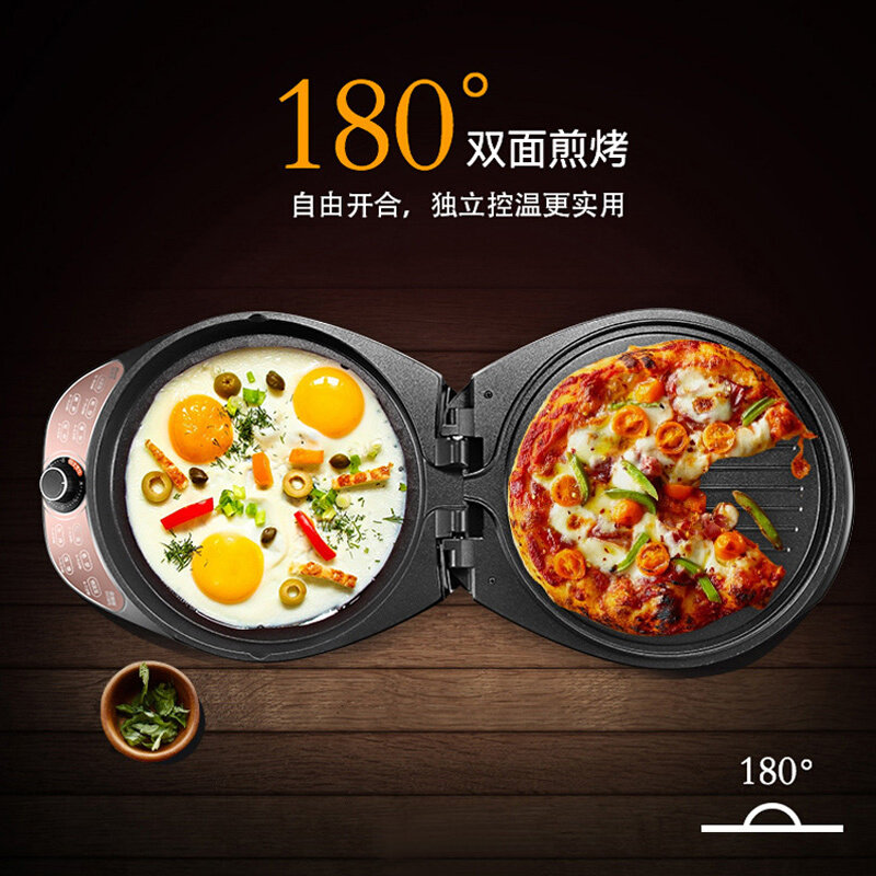 苏泊尔家用双面加深加热定时电饼铛 苏泊尔鹏程电饼铛/可丽饼机/薄饼机