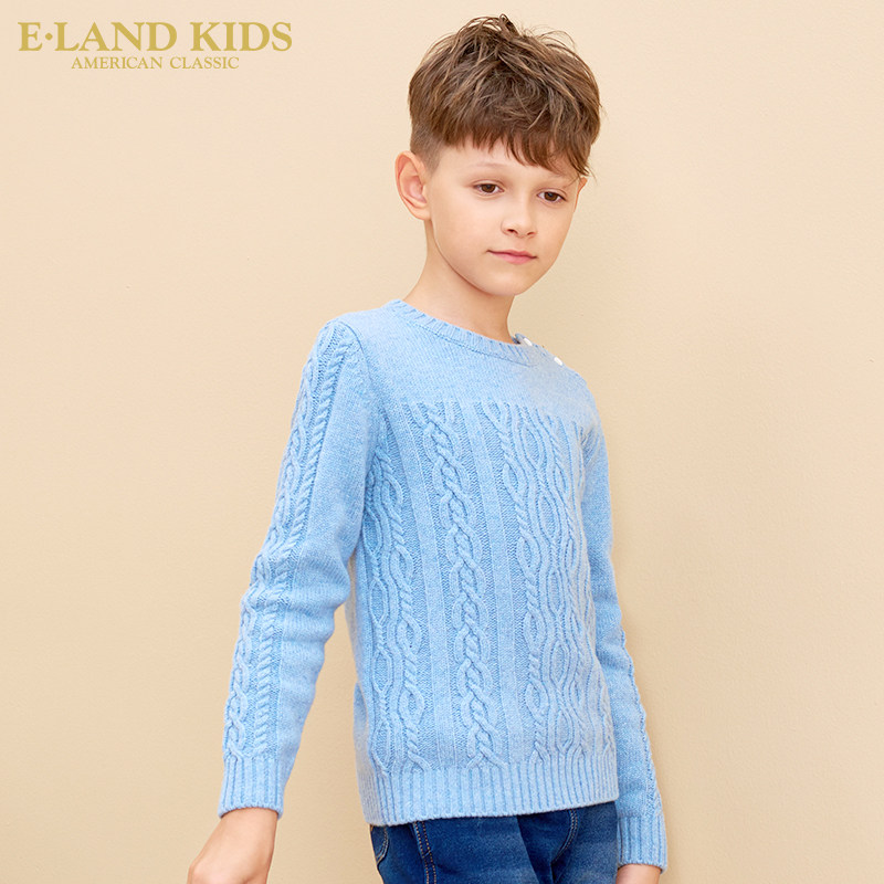 eland kids衣恋童装儿童校园风毛衣 elandkids衣恋毛衣/针织衫