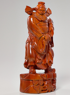 花梨木钟馗神像摆件客厅