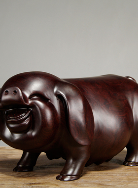 雕刻十二生肖动物家居客厅工艺品