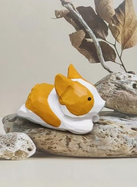 手工木雕布偶猫手办桌面摆件小猫小飞狗玩偶旅游工艺品环保实