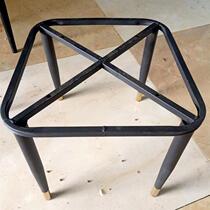 Four Feet Bracket Chair Leg Stool Legs Chair Rack Stool Legs Stool Chair Accessories Base Iron Art Cross Square Square