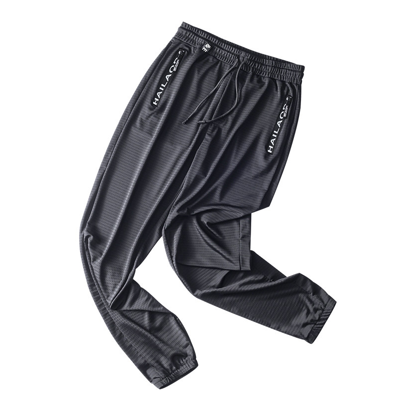 冰丝男士夏季运动裤子网眼休闲裤 澳哲森休闲裤