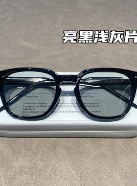 潮枠黄色茶色粉色偏光太阳镜潮