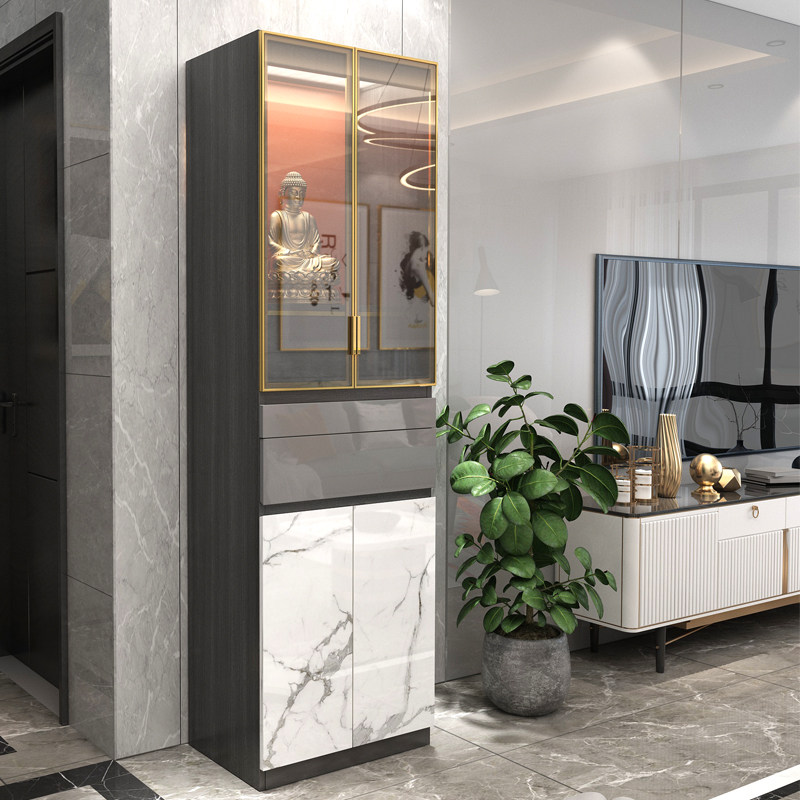 佛龛供桌佛台家用现代财神爷柜子带门家用祖先神台供奉家用摆放台_虎窝淘