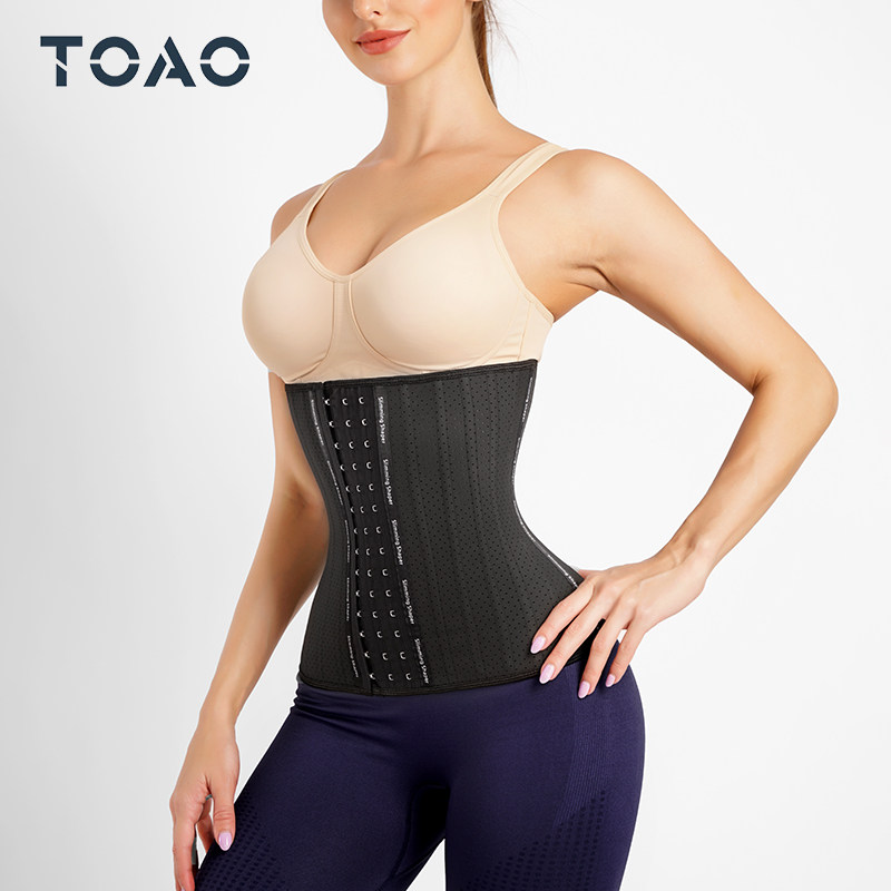 toao健身收腹神器产后塑腰束腰带 TOAO塑身腰封/腰夹