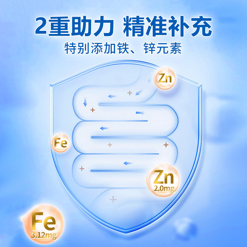 小葵花钙铁锌维生素d3 4-17岁咀嚼片 葵花药业保健食品钙铁锌/钙镁