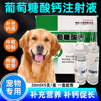 Calcium Liquid Oral Liquid Calcium Gluconate Injection for Pets Dogs and Cats Calcium Supplement Injection ອາຫານເສີມທາງກາຍະພາບ