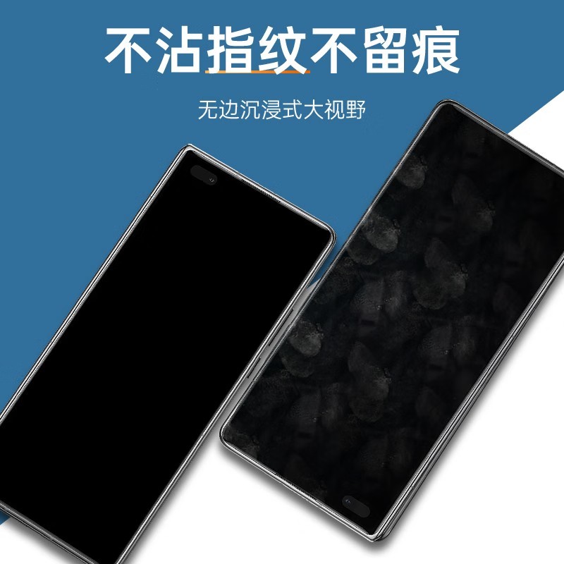 费宇适用于华为mateX2磨砂防窥膜mateX2典藏版手机膜mateX3水凝膜内外屏防偷窥磨砂防指纹后贴膜前屏保护膜