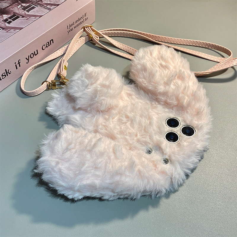 纯色蕾丝兔子适用vivoiqooz10x手机壳iqooz9turbo立体z8x耳朵z7i秋冬季z6x毛绒z5卡通u5x爱酷u3x/iq00/vivo软 - 图0