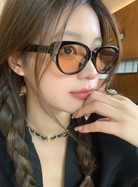 韩系ins显脸小遮阳防晒墨镜