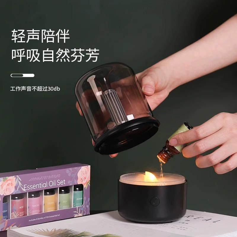 卧室香薰机自动喷香家用室内持久精油专用雾化加湿器香氛机灯