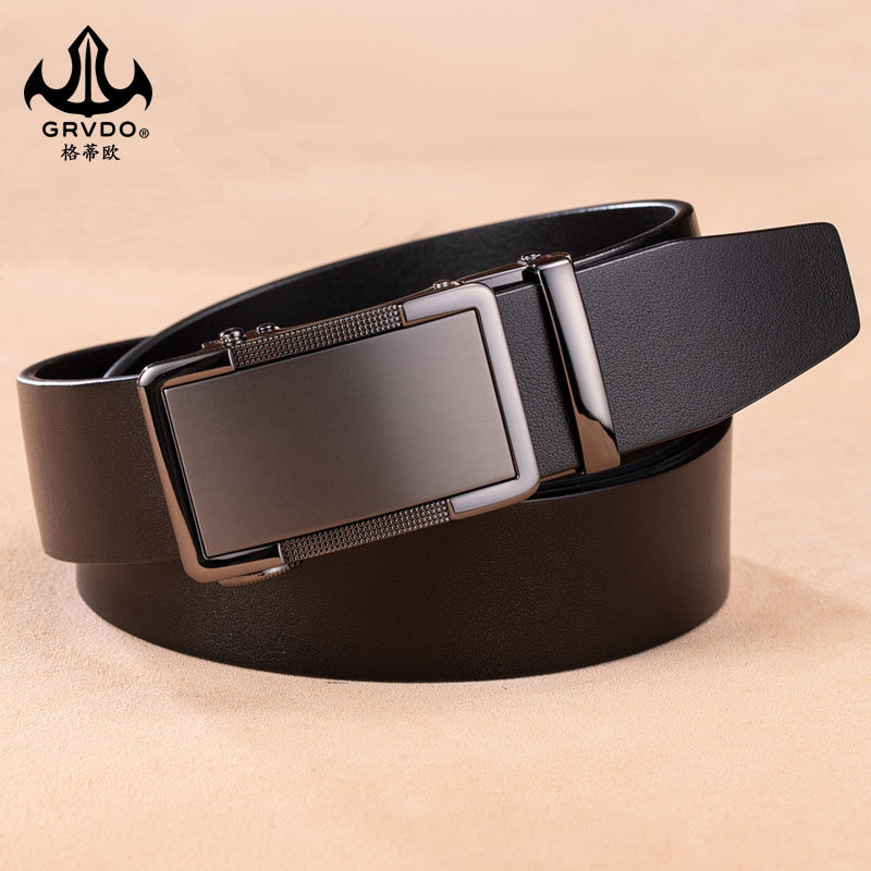 头层牛皮荔枝纹皮带纯真皮青年休闲自动扣腰带加长裤带商务正品,淘宝优惠券,粉丝福利购,淘宝优惠卷