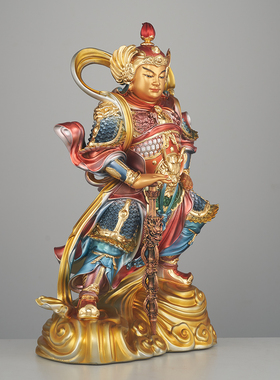 韦陀菩萨佛像树脂二十四诸天韦陀天神树脂中式韦驮像家用供奉摆件