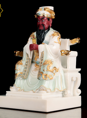 广济龙王菩萨神像居家汉白玉