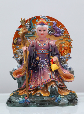 黑老太太神像黑妈妈像体真身汉白玉堂口四大家族铁刹山供奉摆件
