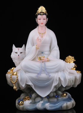 九姑娘汉白玉家用摆件