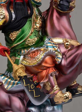 关公神像家用供奉骑马关二爷武财神关圣帝君像关羽关帝圣君摆件