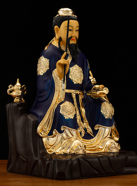 药王神像纯铜家用摆件