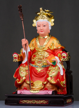 泰山奶奶神像树脂居家摆件