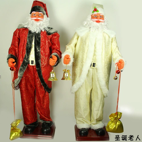 Рождественский декор, электрическая танцующая гитара для пожилых людей