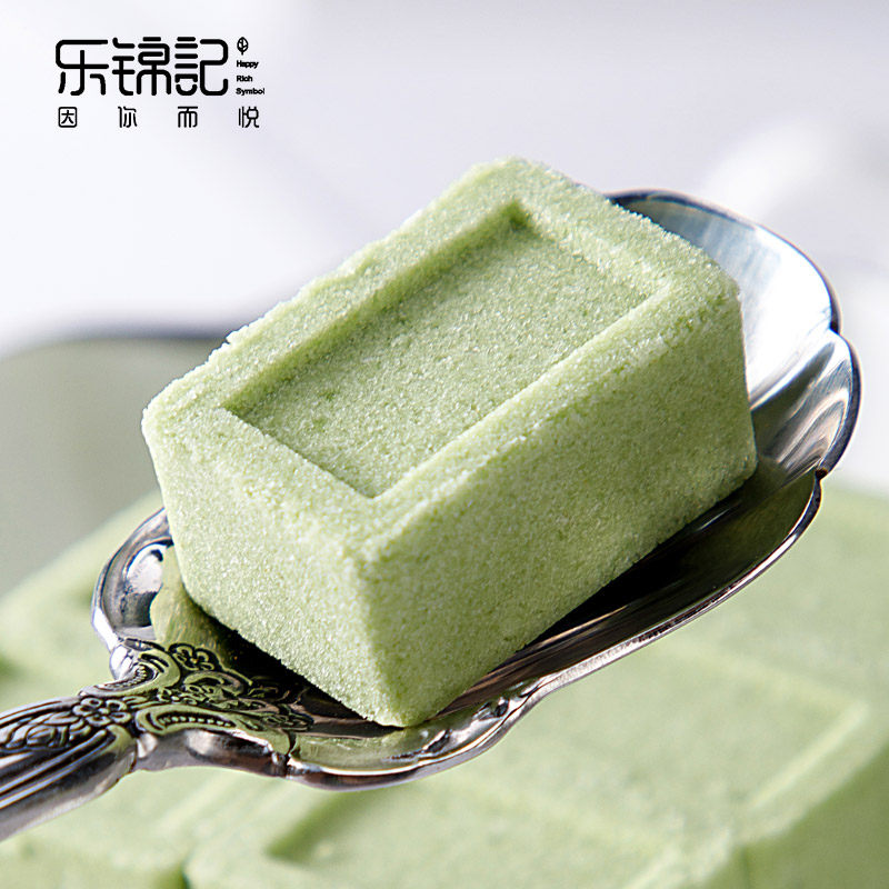 乐锦记绿豆冰糕800g整箱糕点品面包 乐锦记安徽传统糕点
