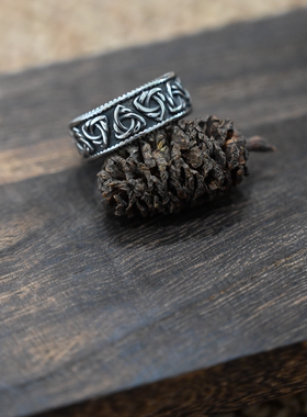 轻奢简约欧美风潮流钛钢戒指饰品