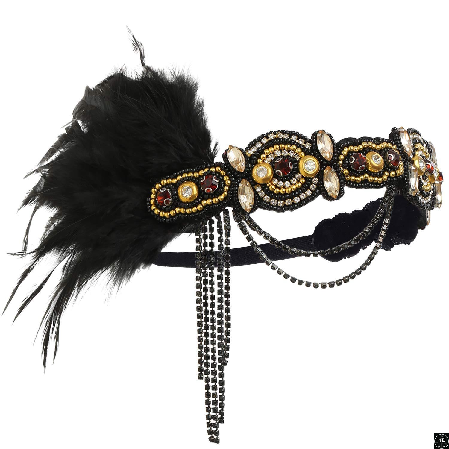 Art Deco Women 1920s Vintage Flapper Great Gatsby Costume - 图3