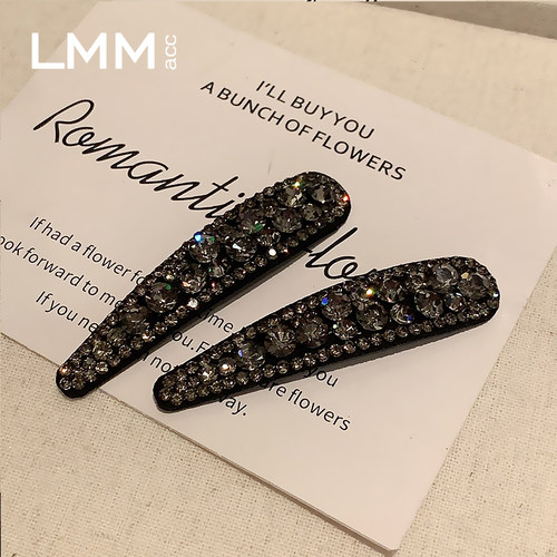 精致时尚2025满钻发夹女网红气质刘海侧边夹新款百搭一字夹头饰 - 图2