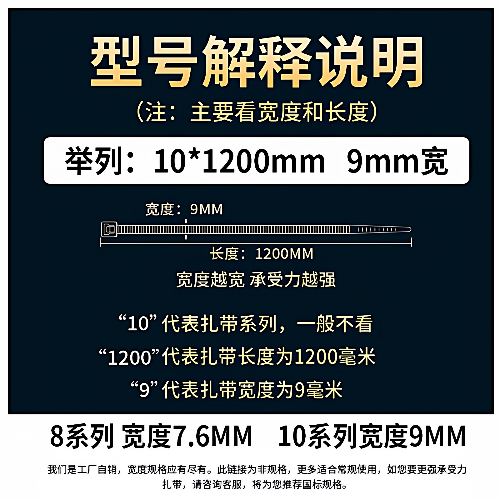 国标大号尼龙扎带加长超大加宽自锁束线带耐寒扎带塑料长款捆加厚,淘宝优惠券,粉丝福利购,淘宝优惠卷
