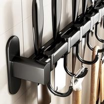 Stainless Steel Kitchen Hook Rack Free hanging rack hanging pole long pole hanging spoon Spoon Shovel Fork rack shelving shelf