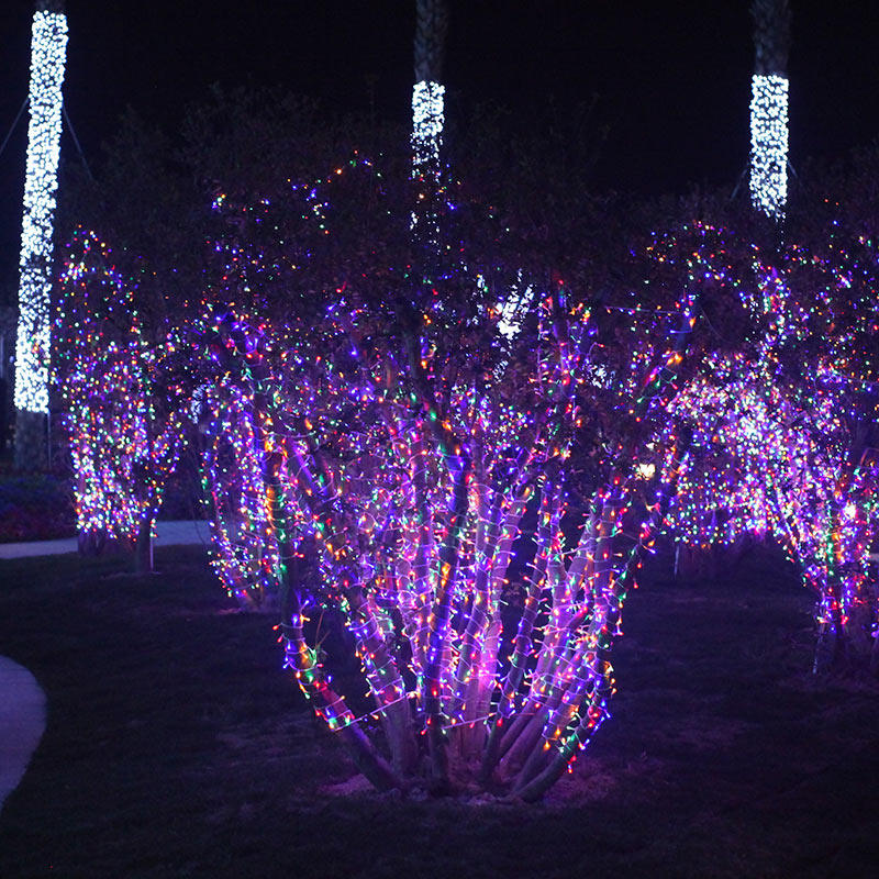 户外防水太阳能led满天星闪灯串灯 凌炫装饰灯