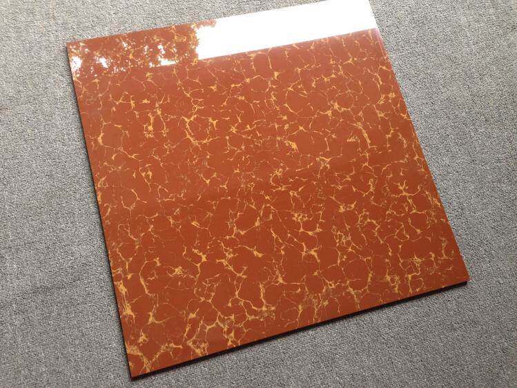 全红瓷砖800x800防滑地板砖客厅中国红红金点抛光砖大门红色墙砖