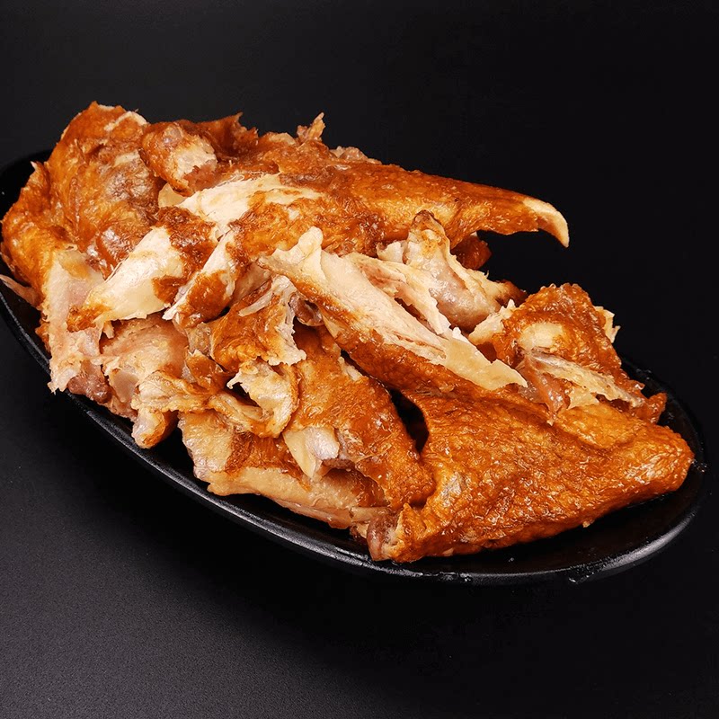 正宗德州鲜卤扒鸡德州五香扒鸡550g*3袋整鸡五香鸡手撕鸡卤味熟食_虎窝淘