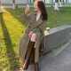 Loose over the knee spring and autumn trendy coat Korean version