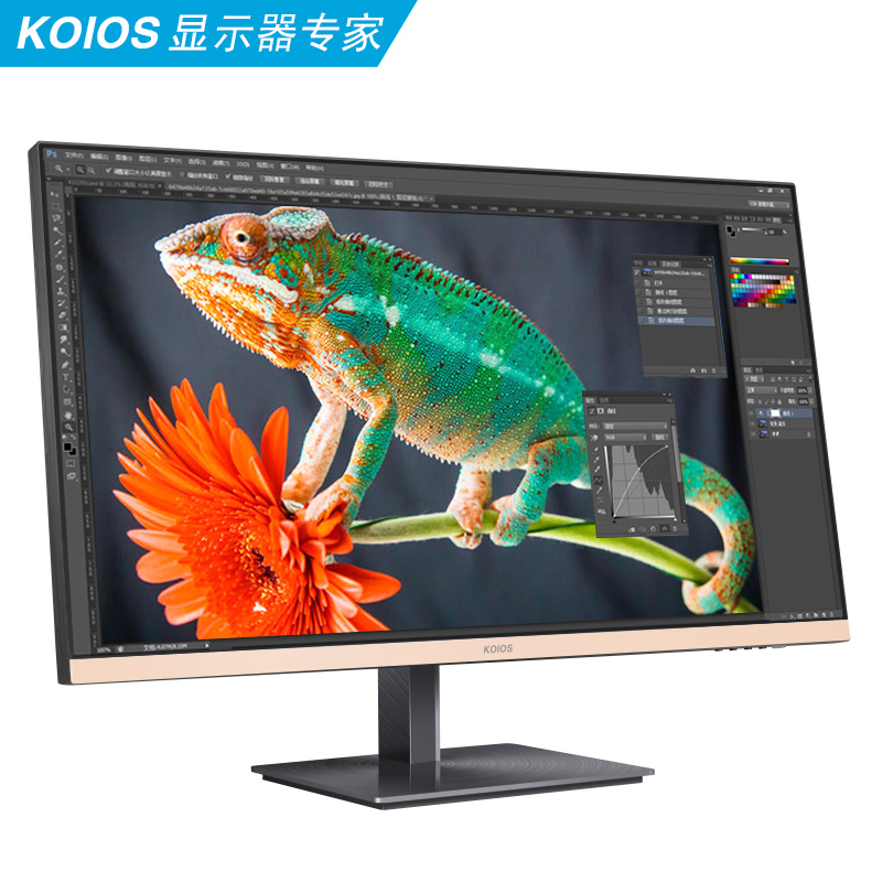 KOIOS K2721QP 27英寸广色域LG模组IPS 2K旋转升降专业设计显示器 - 图1