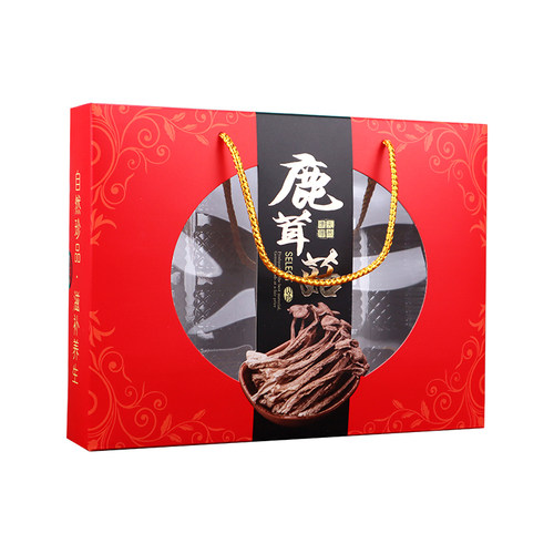 香菇礼品盒黑木耳茶树菇花菇银鱼虫草花礼品盒半斤一斤手提空盒子 - 图3