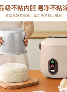 【双11价】半球迷你电饭煲1.2L人家用小型煮饭锅宿舍一人食蒸菜