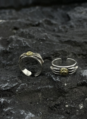 飞鹰戒指鹰爪复古流自律霸气朋克