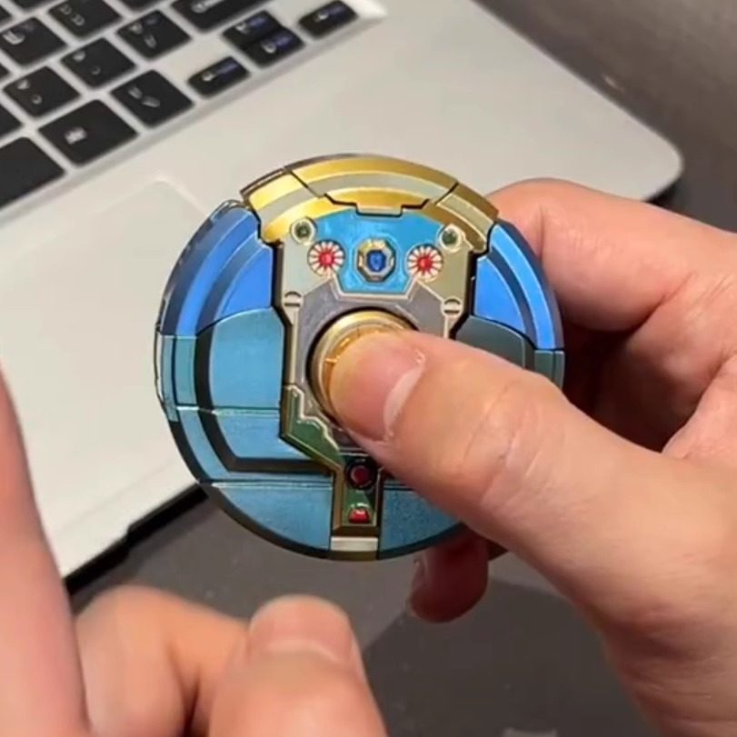 变形金刚指尖陀螺玩具变形机器人二合一可折叠旋转炫酷成人解压,淘宝优惠券,粉丝福利购,淘宝优惠卷