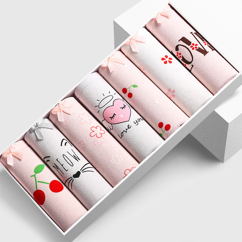 纯棉抗菌夏季2022新款爆款少女内裤 欧蜜伶女三角裤