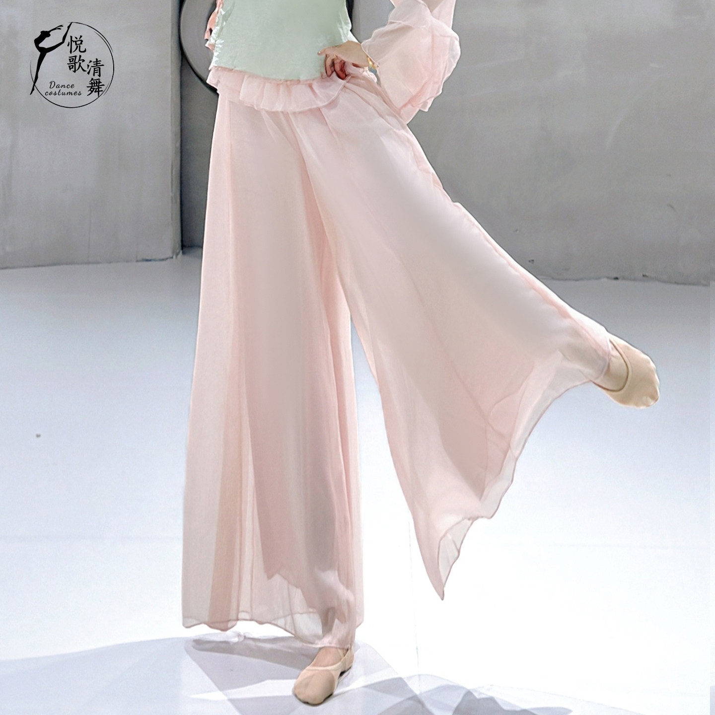 古典舞裤子飘逸演出服仙气中国舞阔腿裤成人裙裤好看的舞蹈练功服,淘宝优惠券,粉丝福利购,淘宝优惠卷