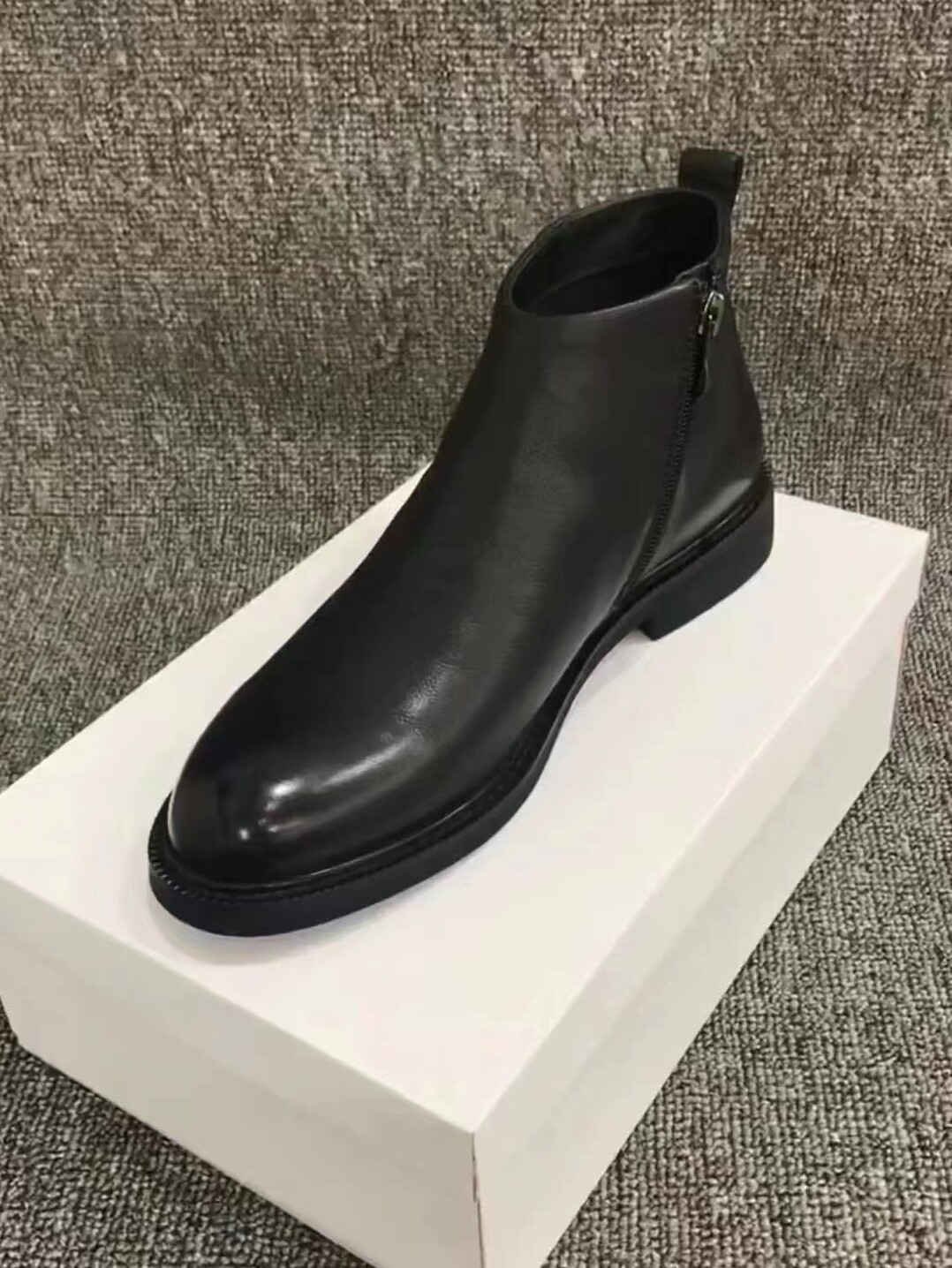 Casual versatile Chelsea leather shoes men's genuine leather Martin boots