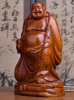 里堂新古典布袋佛花梨木